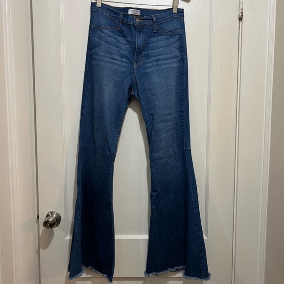 💙💙💙Judy Blue Super Flare High Rise Jeans 32 / 15 - Picture 1 of 15
